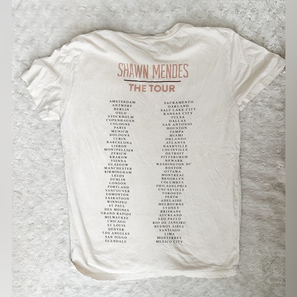 SHAWN MENDES The Tour 2019 Official Tee Shirt - Picture 2 of 10